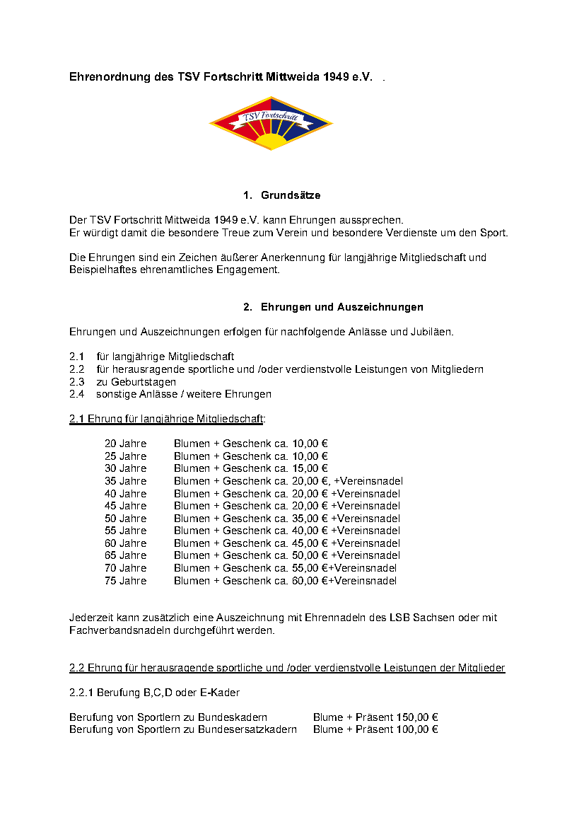 Ehrenordnung