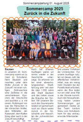 Titelbild Sommercamp-Zeitung