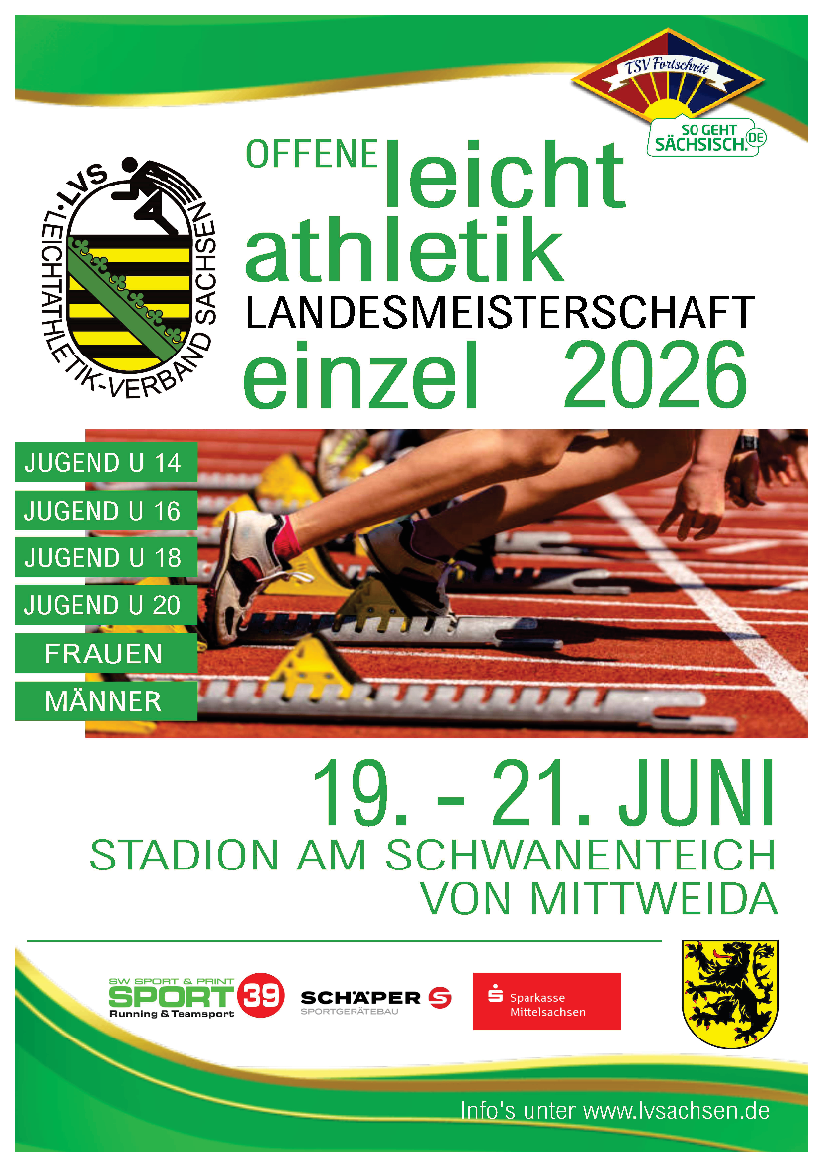 Plakat Landesmeisterschaft einzel