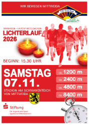 Plakat Lichterlauf